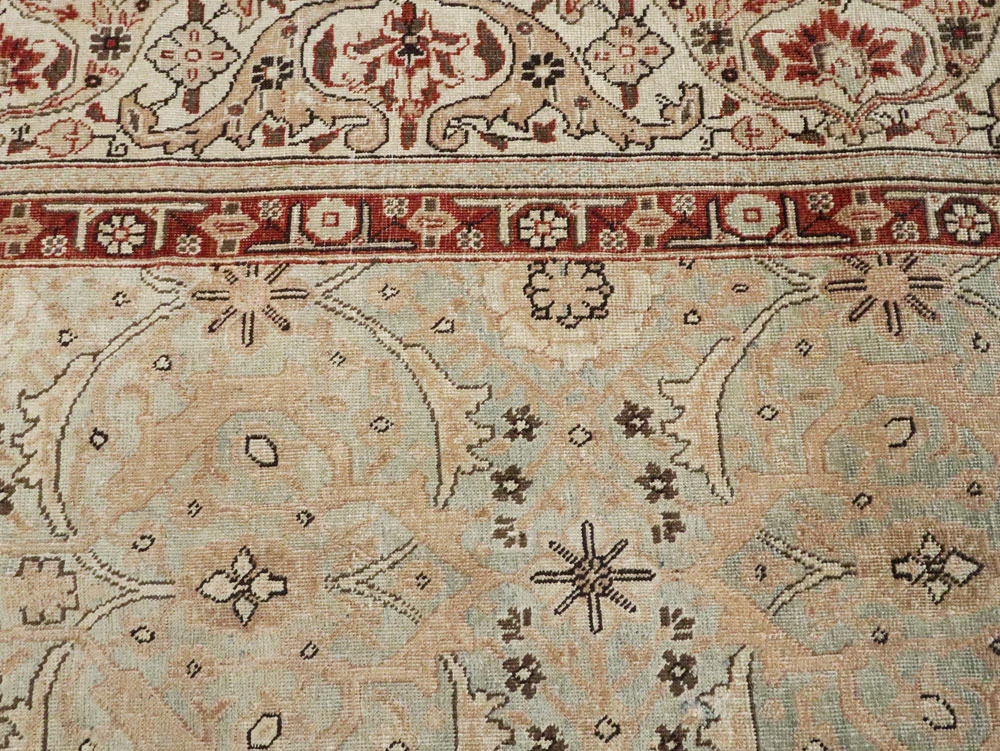 Antique Persian Tabriz Carpet, No.18267 - Gss