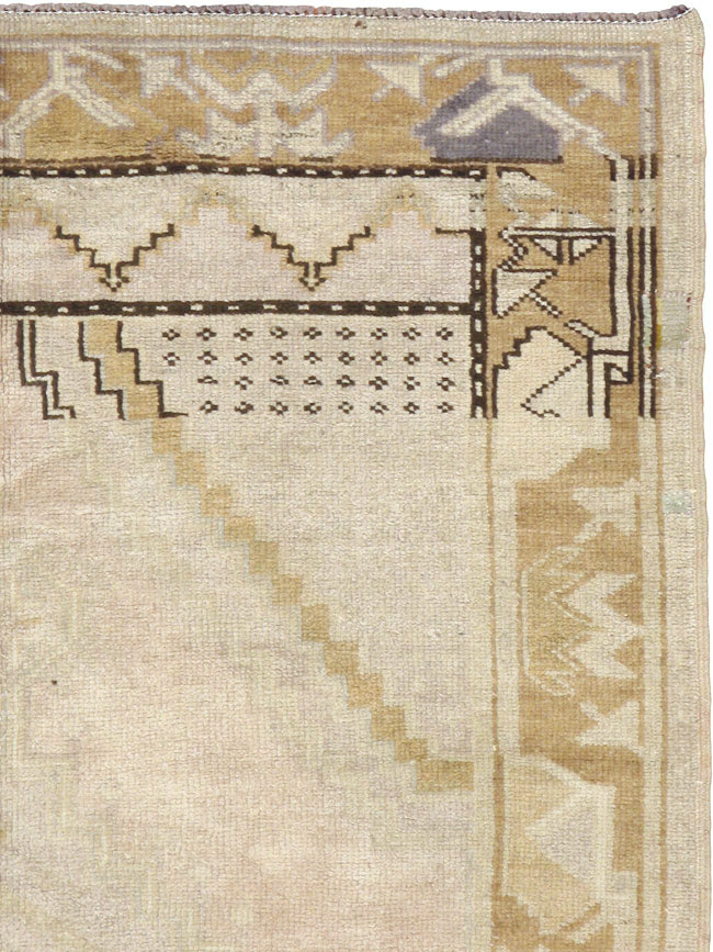 Vintage Turkish Oushak Rug, No.18314 - Gss