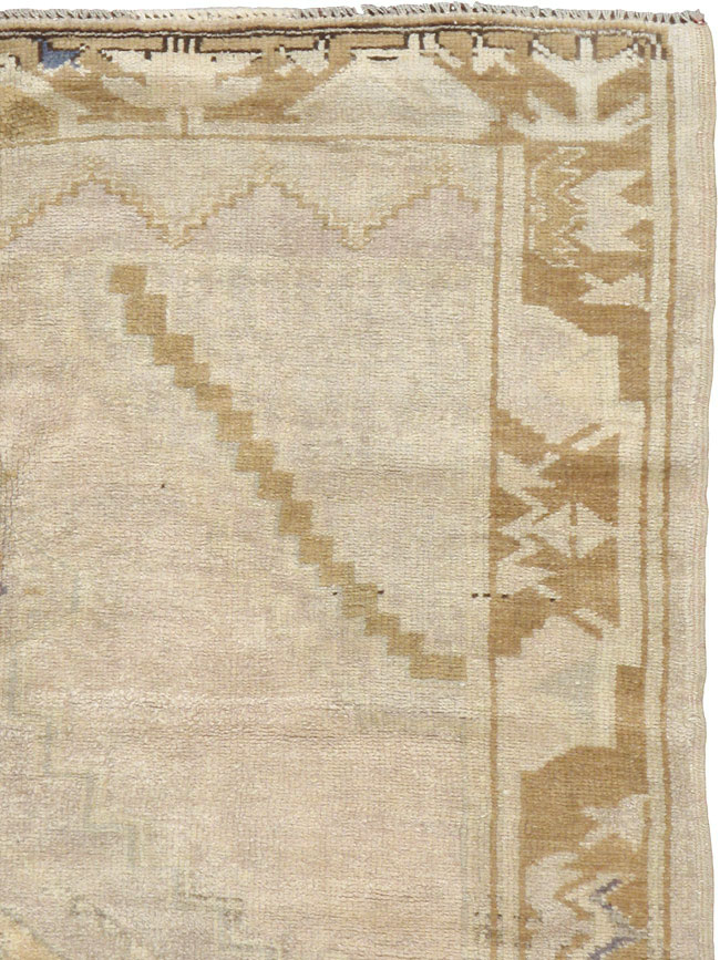 Vintage Turkish Oushak Rug, No.18314 - Gss