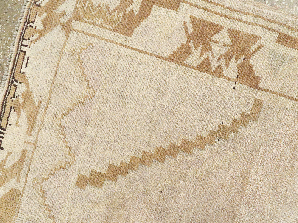 Vintage Turkish Oushak Rug, No.18314 - Gss