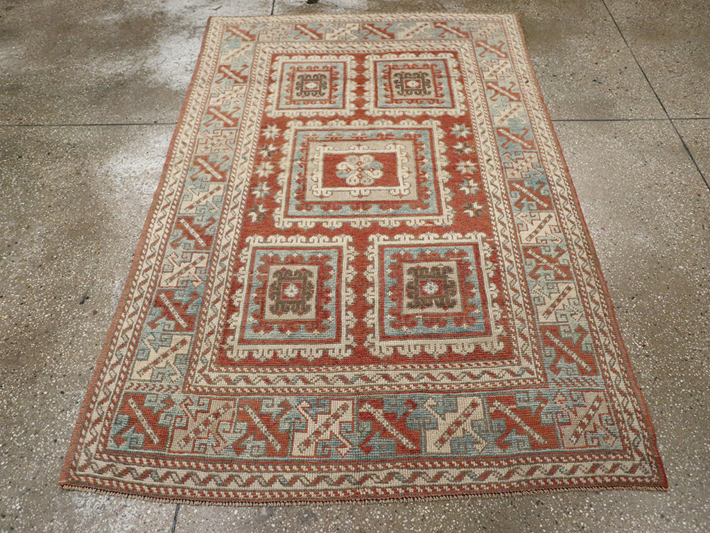 Antique Turkish Anatolian Rug, No.18318 - Gss