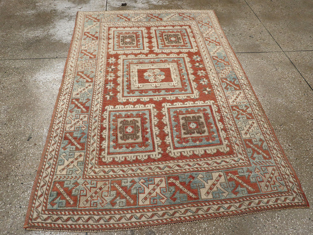 Antique Turkish Anatolian Rug, No.18318 - Gss