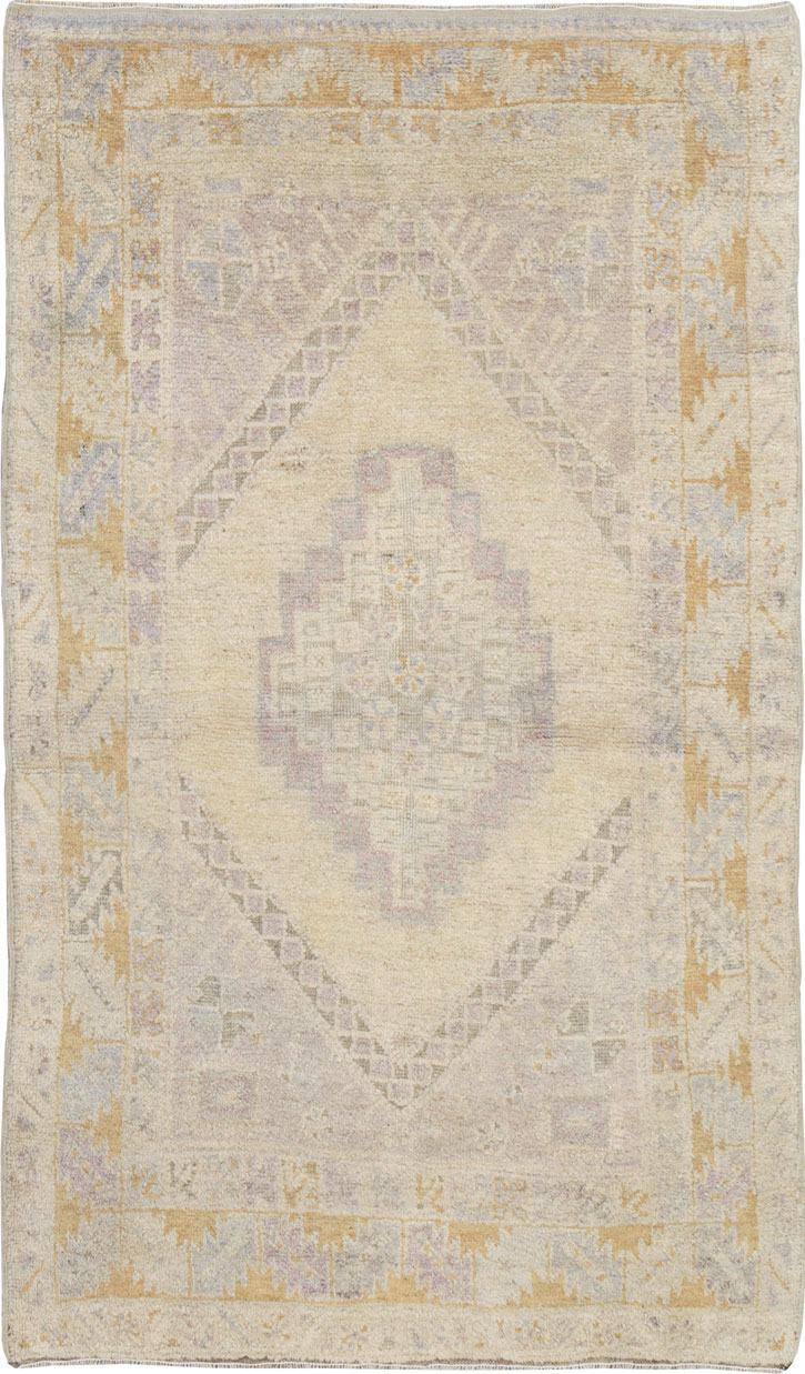Vintage Turkish Oushak Rug, No.18319 - Gss