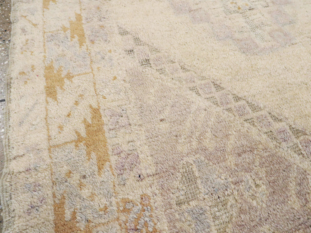 Vintage Turkish Oushak Rug, No.18319 - Gss