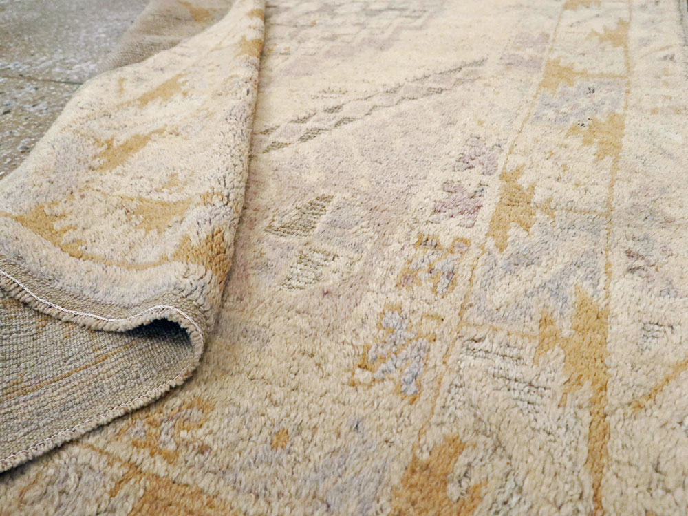 Vintage Turkish Oushak Rug, No.18319 - Gss