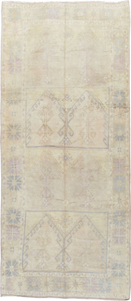 Vintage Turkish Oushak Rug, No.18326 - Gss