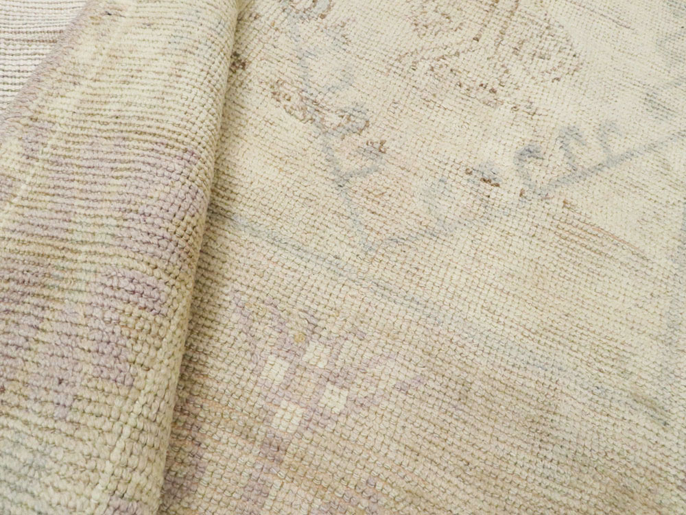 Vintage Turkish Oushak Rug, No.18326 - Gss