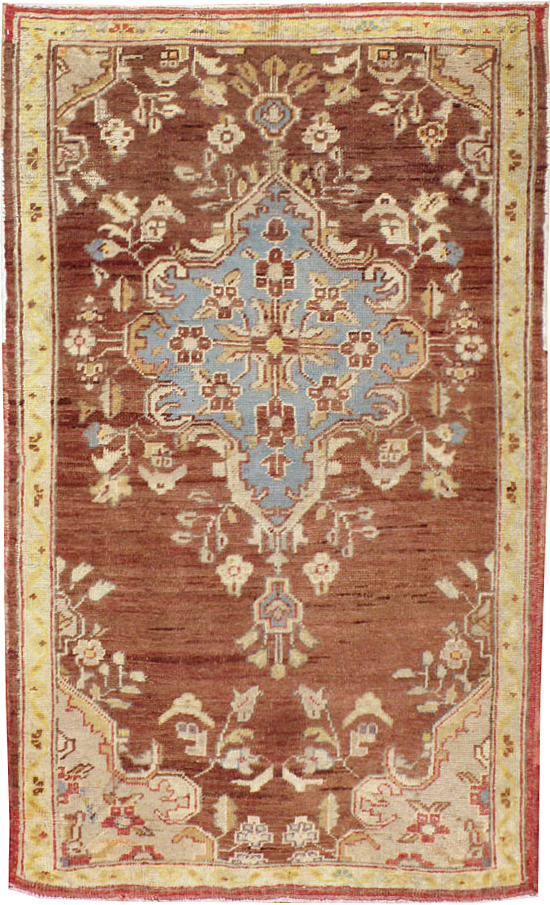 Vintage Turkish Oushak Rug, No.18329 - Gss