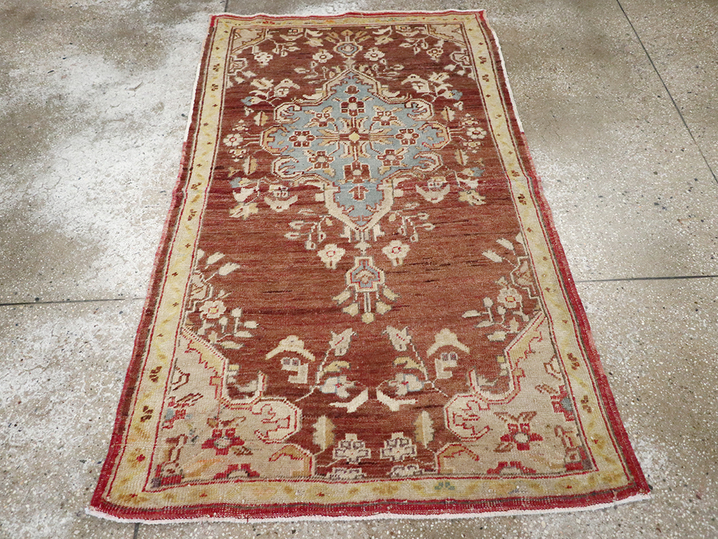 Vintage Turkish Oushak Rug, No.18329 - Gss