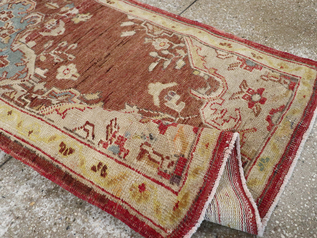 Vintage Turkish Oushak Rug, No.18329 - Gss