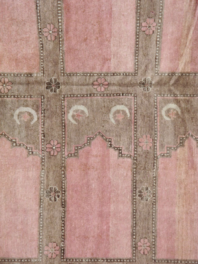 Antique East Turkestan Khotan Saph Carpet, No.18360 - Gss