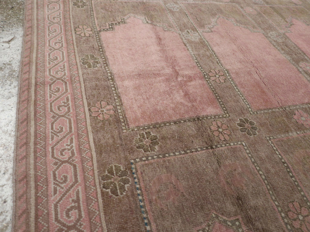 Vintage East Turkestan Khotan Accent Carpet, No.18360 - Gss