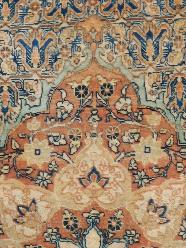 Antique Persian Tabriz Hagi Jalili Rug, No.18384 - Gss