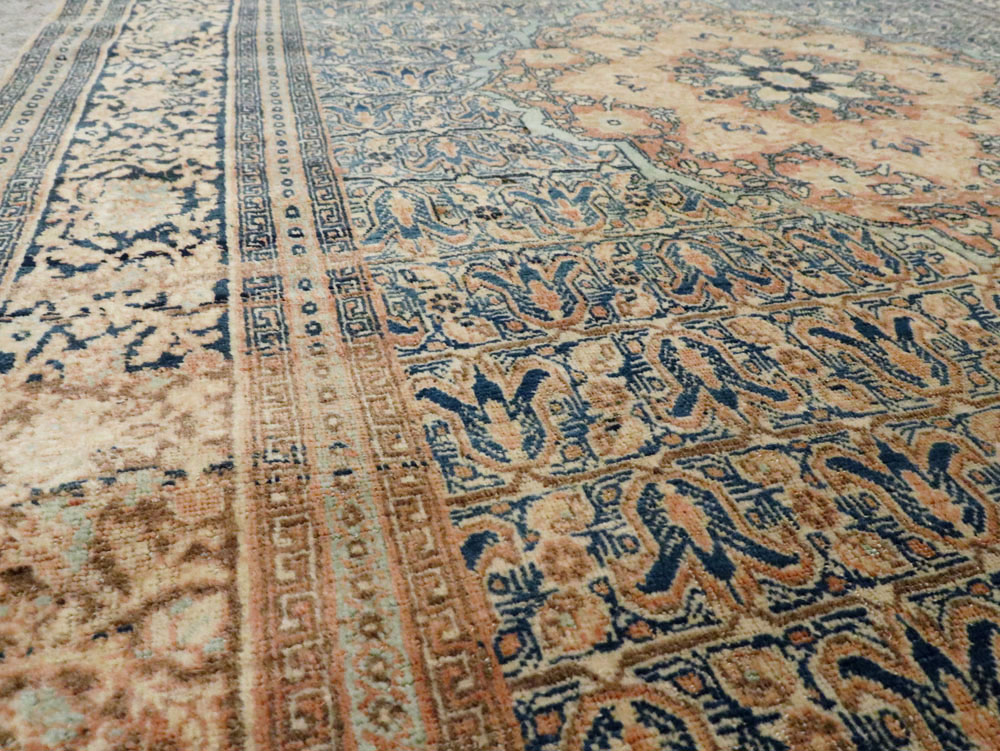 Antique Persian Tabriz Hagi Jalili Rug, No.18384 - Gss