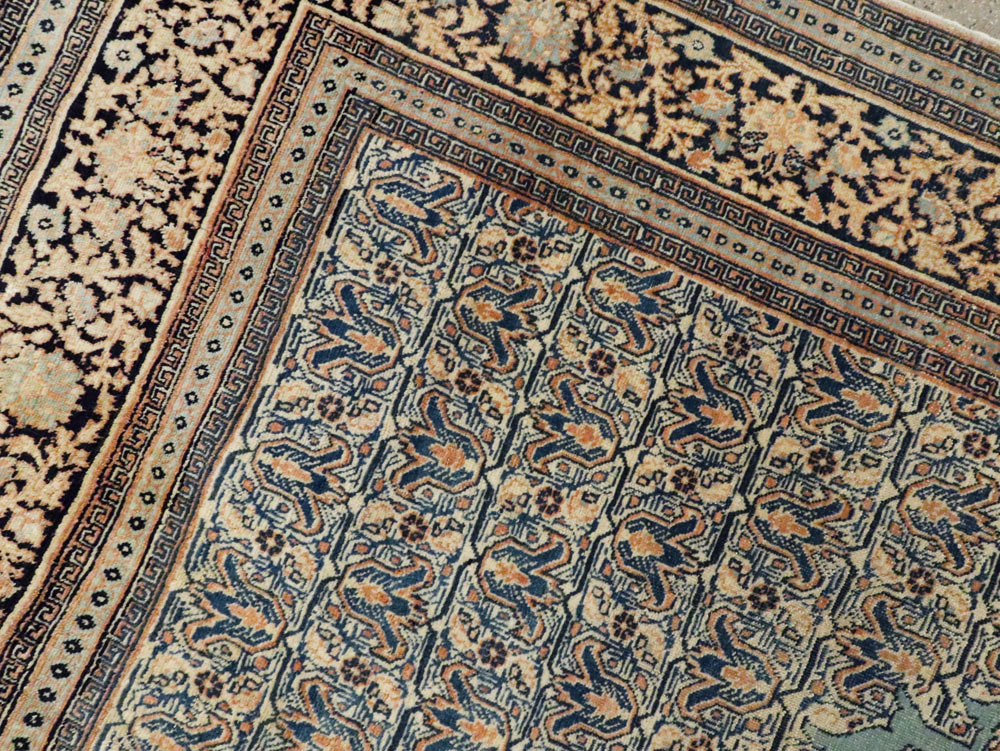 Antique Persian Tabriz Hagi Jalili Rug, No.18384 - Gss
