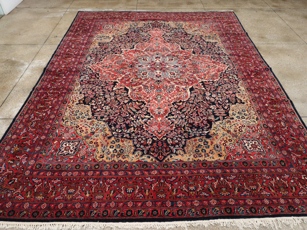 Antique Persian Sarouk Carpet, No.18387 - Gss