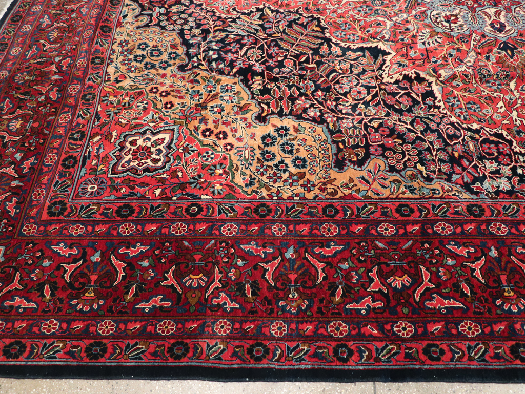 Antique Persian Sarouk Carpet, No.18387 - Gss