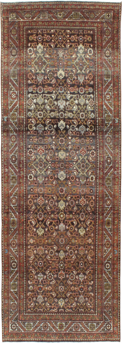 Vintage Persian Malayer Runner, No.18391 - Gss