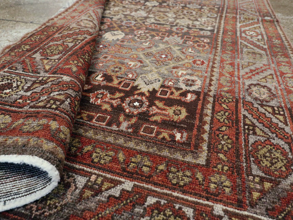 Vintage Persian Malayer Runner, No.18391 - Gss