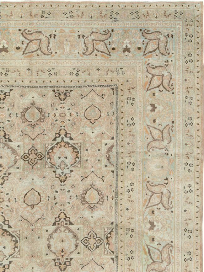 Antique Persian Dorokhsh Carpet, No.18392 - Gss