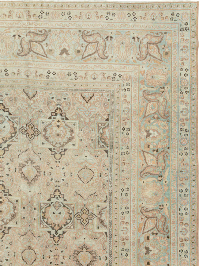 Antique Persian Dorokhsh Carpet, No.18392 - Gss