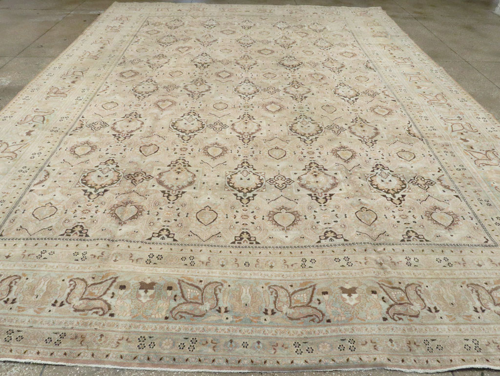 Antique Persian Dorokhsh Carpet, No.18392 - Gss