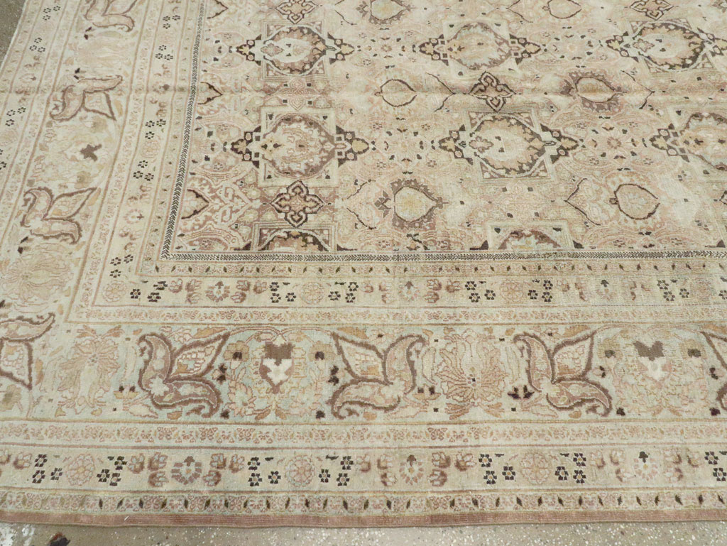 Antique Persian Dorokhsh Carpet, No.18392 - Gss