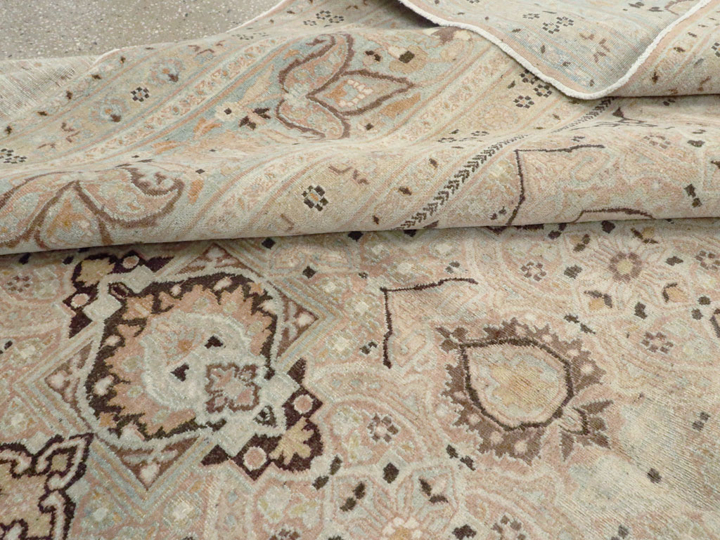 Antique Persian Dorokhsh Carpet, No.18392 - Gss