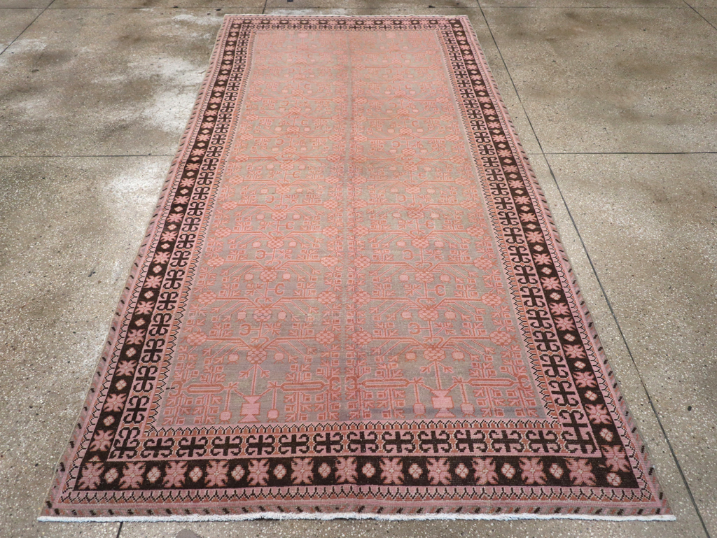 Vintage East Turkestan Khotan Carpet, No.18409 - Gss