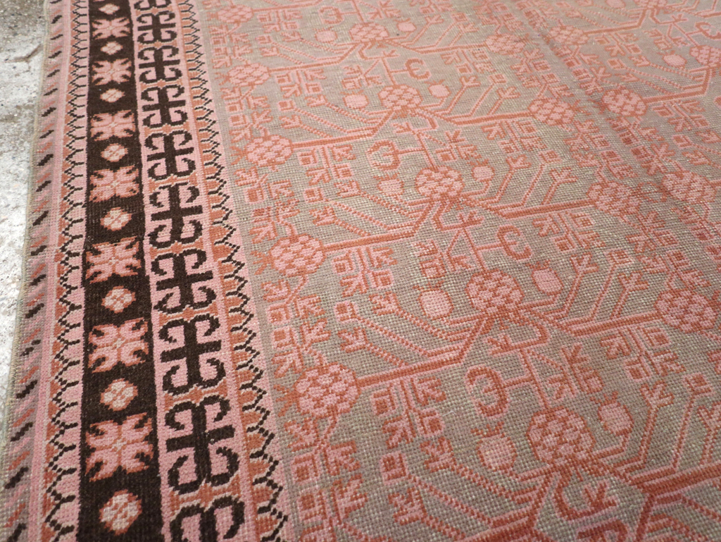 Vintage East Turkestan Khotan Carpet, No.18409 - Gss