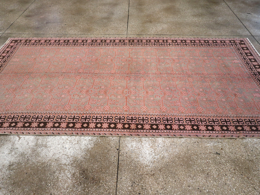 Vintage East Turkestan Khotan Carpet, No.18409 - Gss