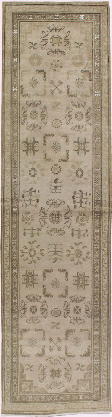 Vintage East Turkestan Khotan Runner, No.18419 - Gss