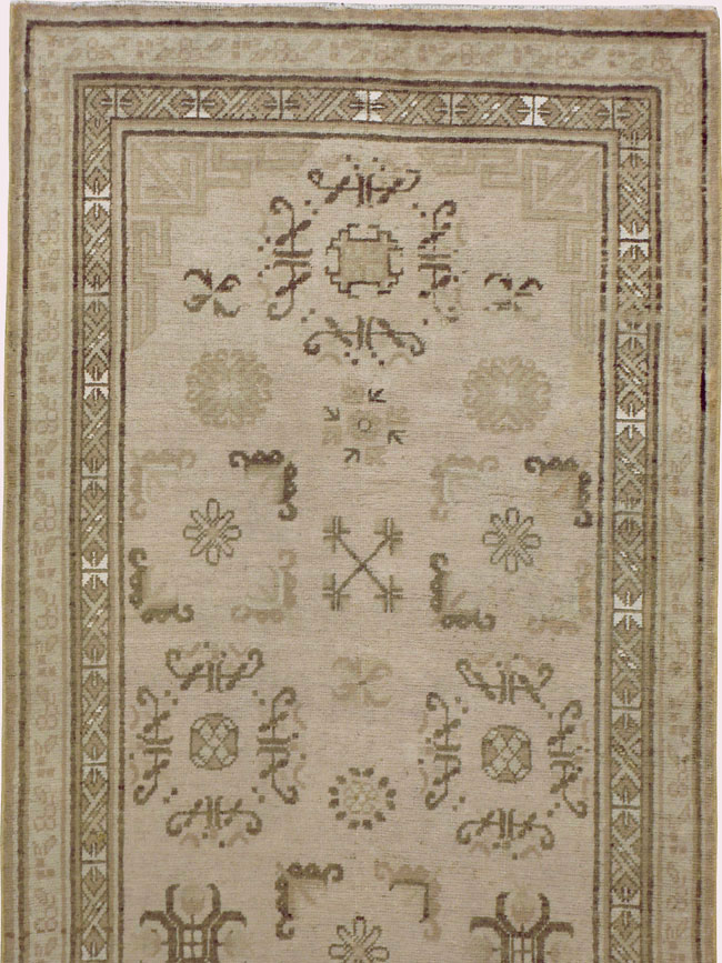Vintage East Turkestan Khotan Runner, No.18419 - Gss