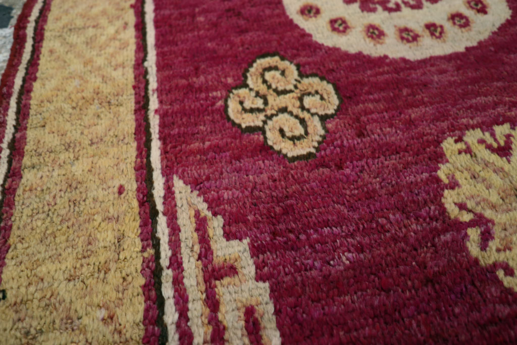 Antique East Turkestan Khotan Rug, No.18429 - Gss