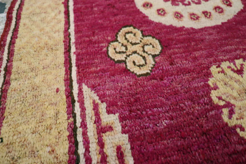 Antique East Turkestan Khotan Rug, No.18429 - Gss