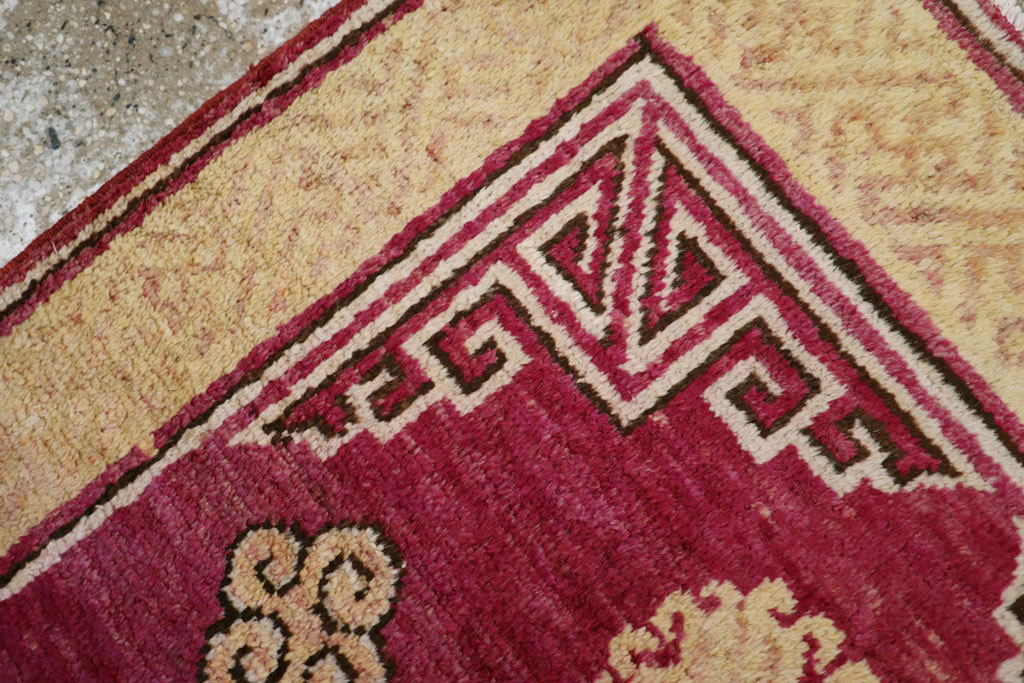 Antique East Turkestan Khotan Rug, No.18429 - Gss