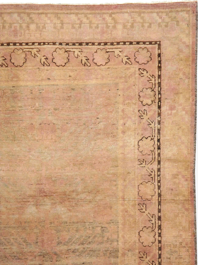 Vintage East Turkestan Khotan Carpet, No.18440 - Gss