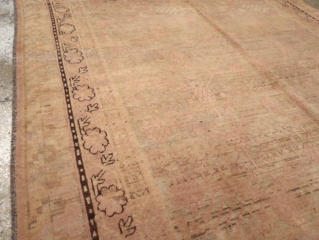 Vintage East Turkestan Khotan Carpet, No.18440 - Gss