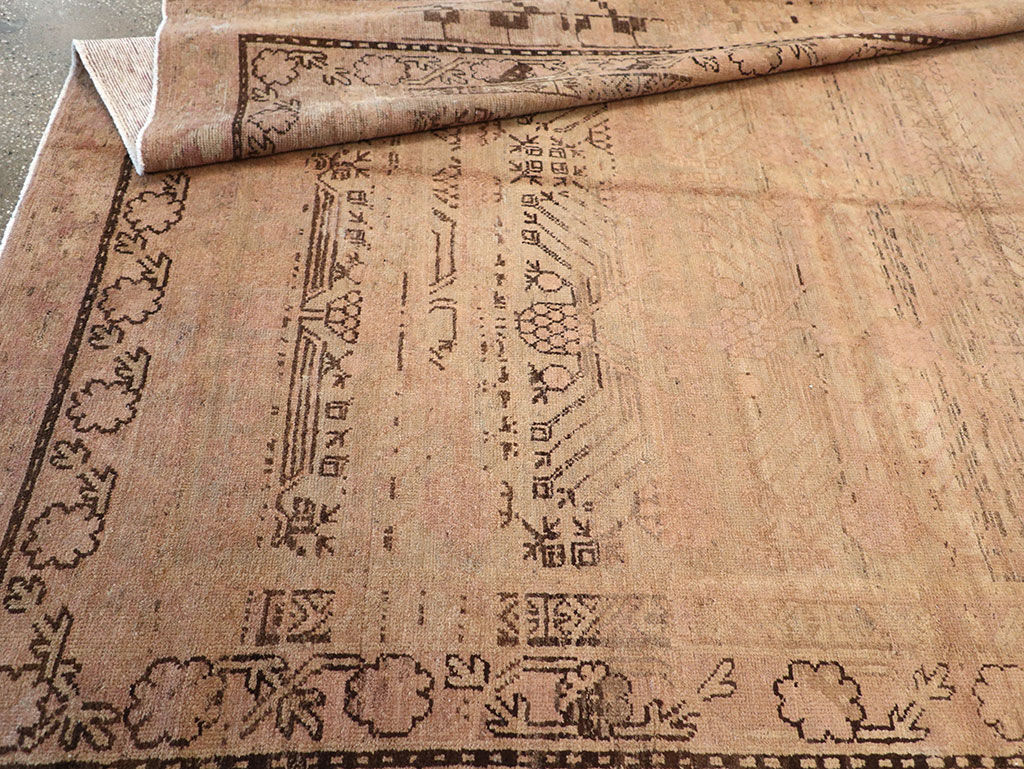 Vintage East Turkestan Khotan Carpet, No.18440 - Gss