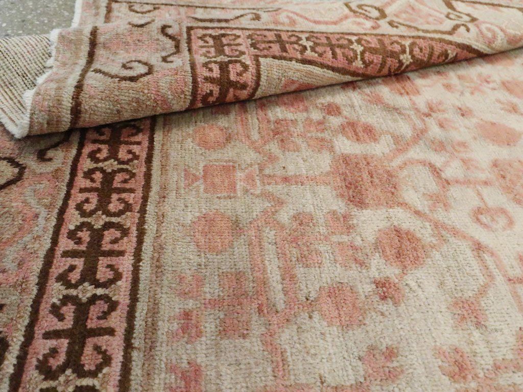 Vintage East Turkestan Khotan Rug, No.18442 - Gss