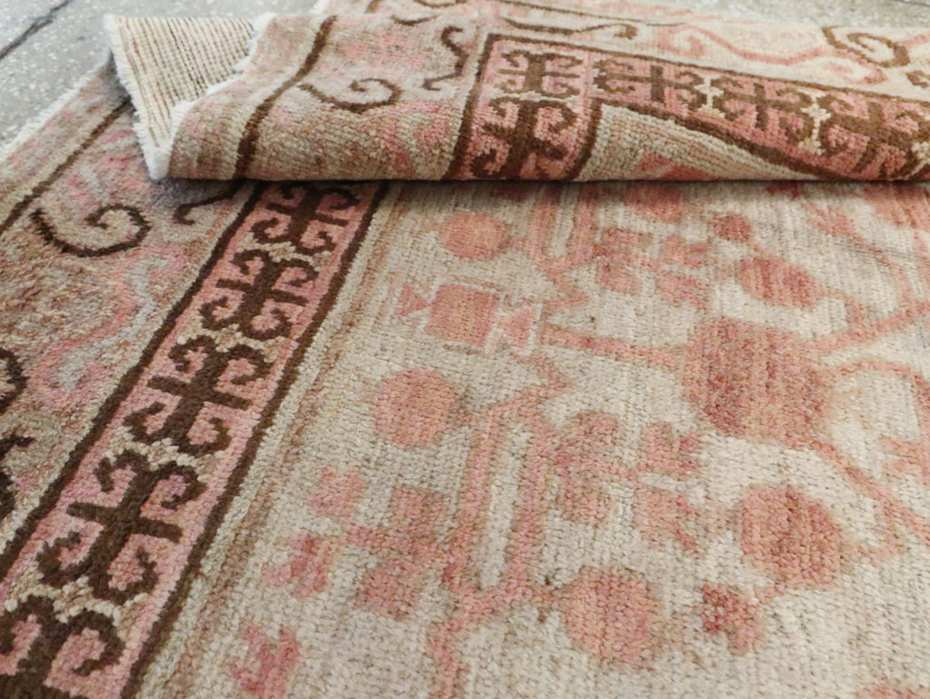 Vintage East Turkestan Khotan Rug, No.18442 - Gss