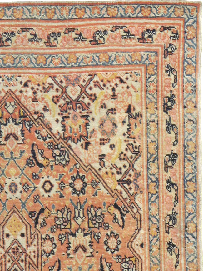Antique Persian Tabriz Hagi Jalili Rug, No.18460 - Gss