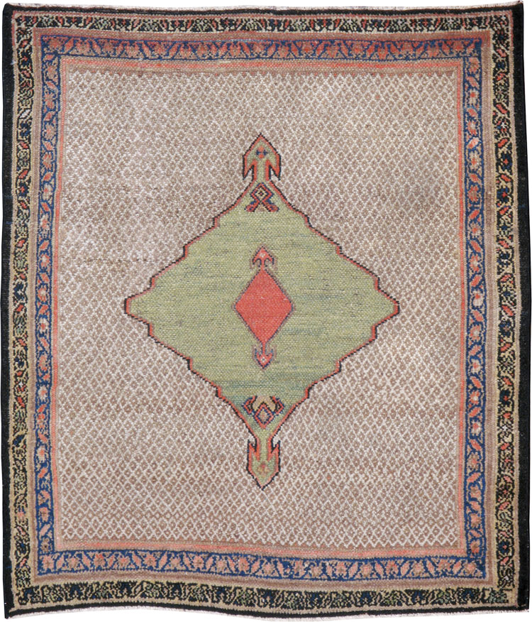 Vintage Persian Hamadan Rug, No.18461 - Gss