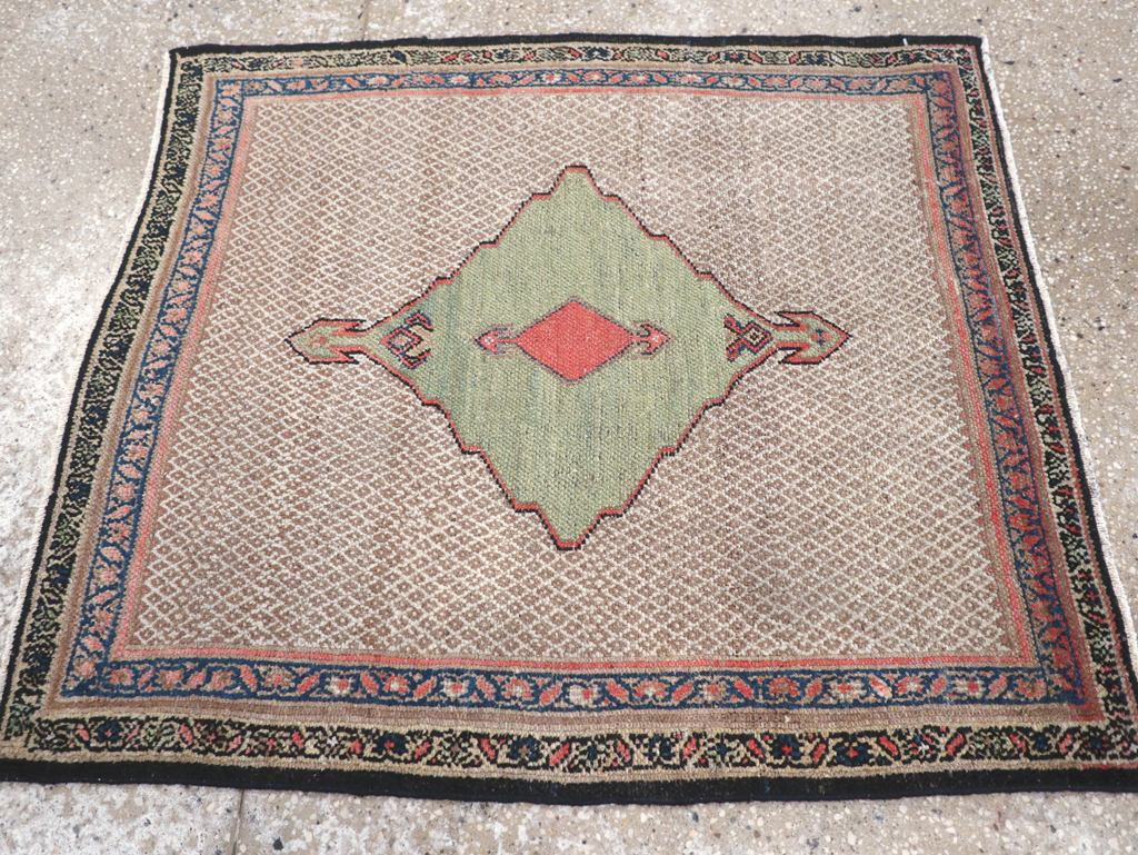 Vintage Persian Hamadan Rug, No.18461 - Gss