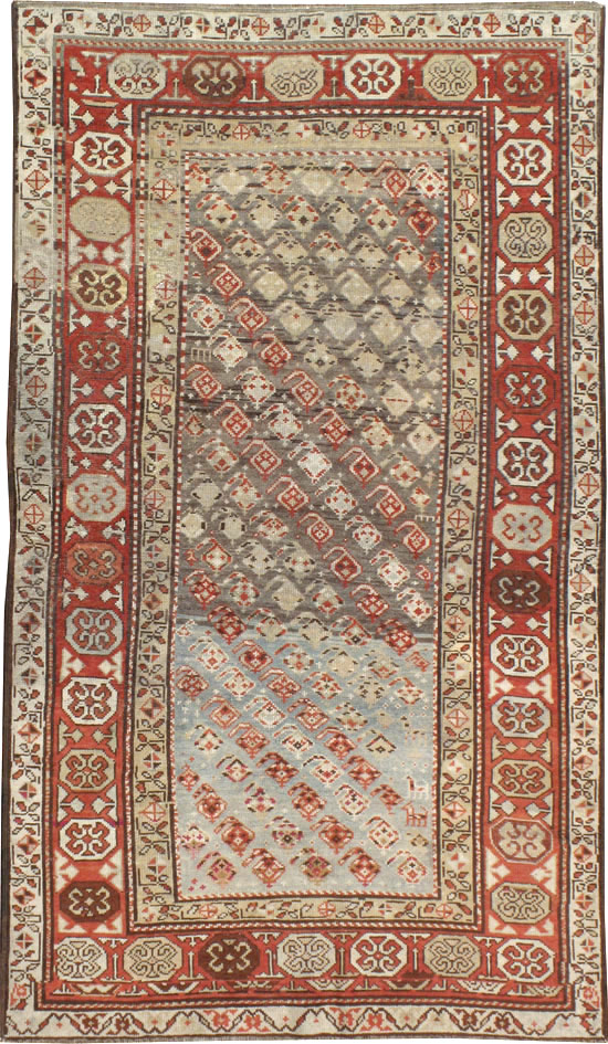 Antique Caucasian Kazak Rug, No.18467 - Gss