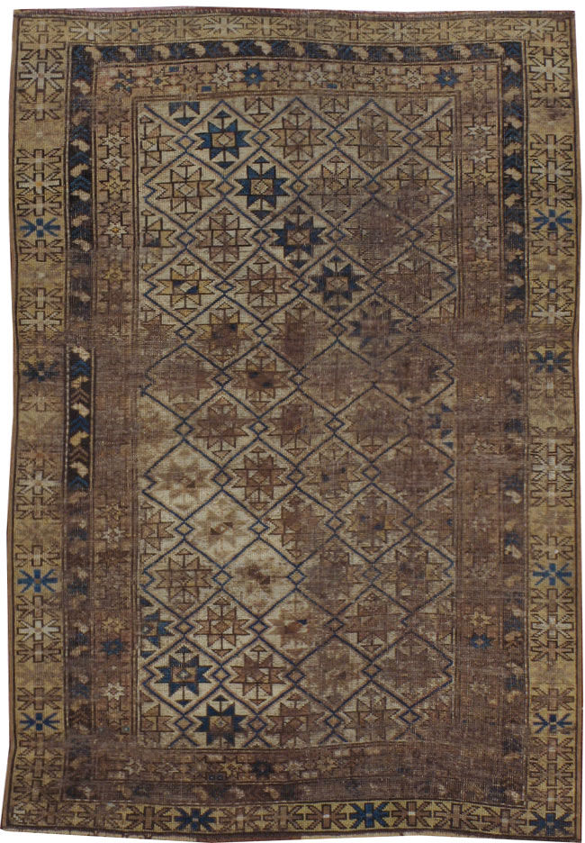 Antique Caucasian Shirvan Rug, No.18469 - Gss