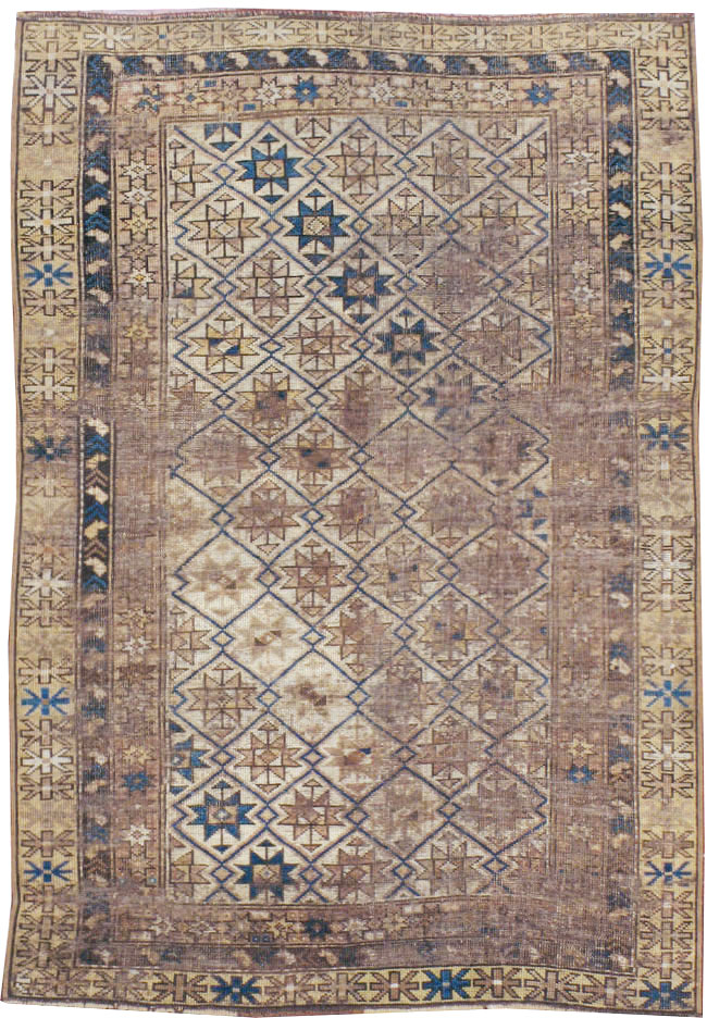 Antique Caucasian Shirvan Rug, No.18469 - Gss