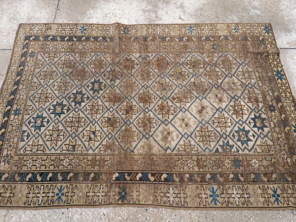 Antique Caucasian Shirvan Rug, No.18469 - Gss