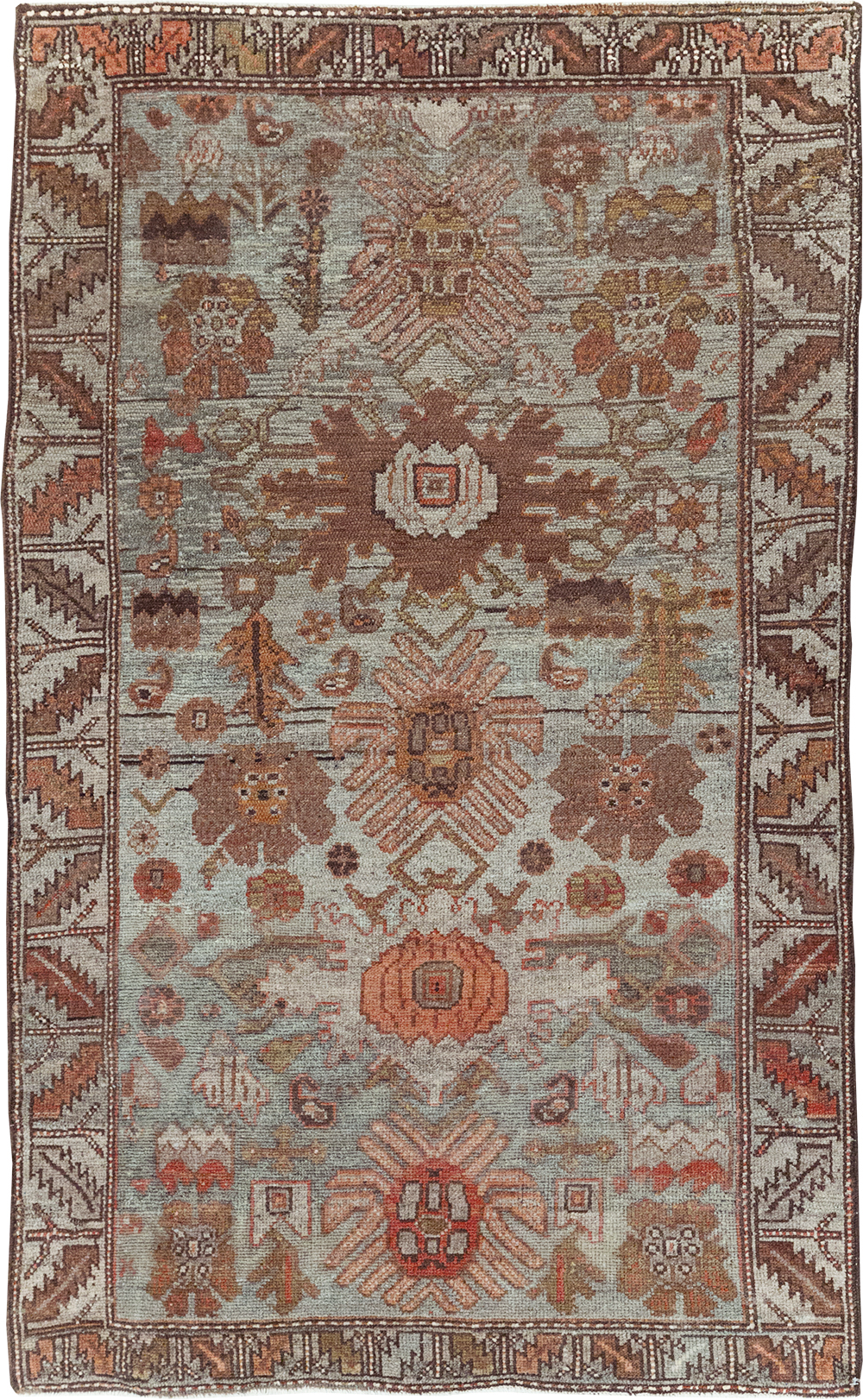 Vintage Persian Kurdish Rug, No.18470 - Gss