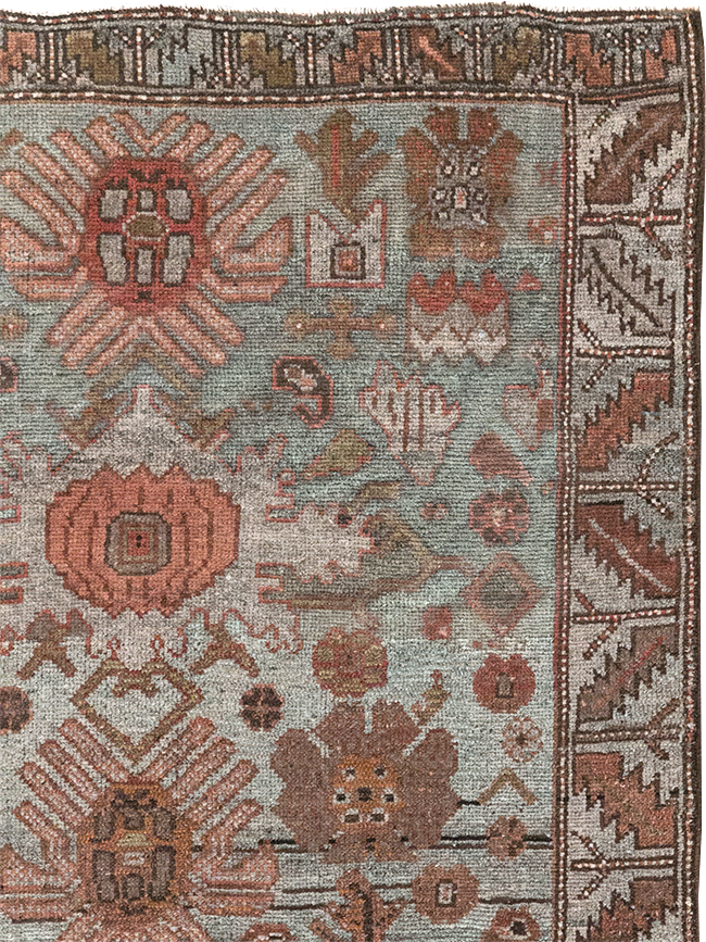 Vintage Persian Kurdish Rug, No.18470 - Gss